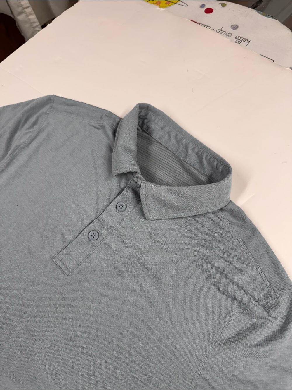 Lululemon Evolution Polo Shirt Mens Small Blue Performance Stretch Golf Tech